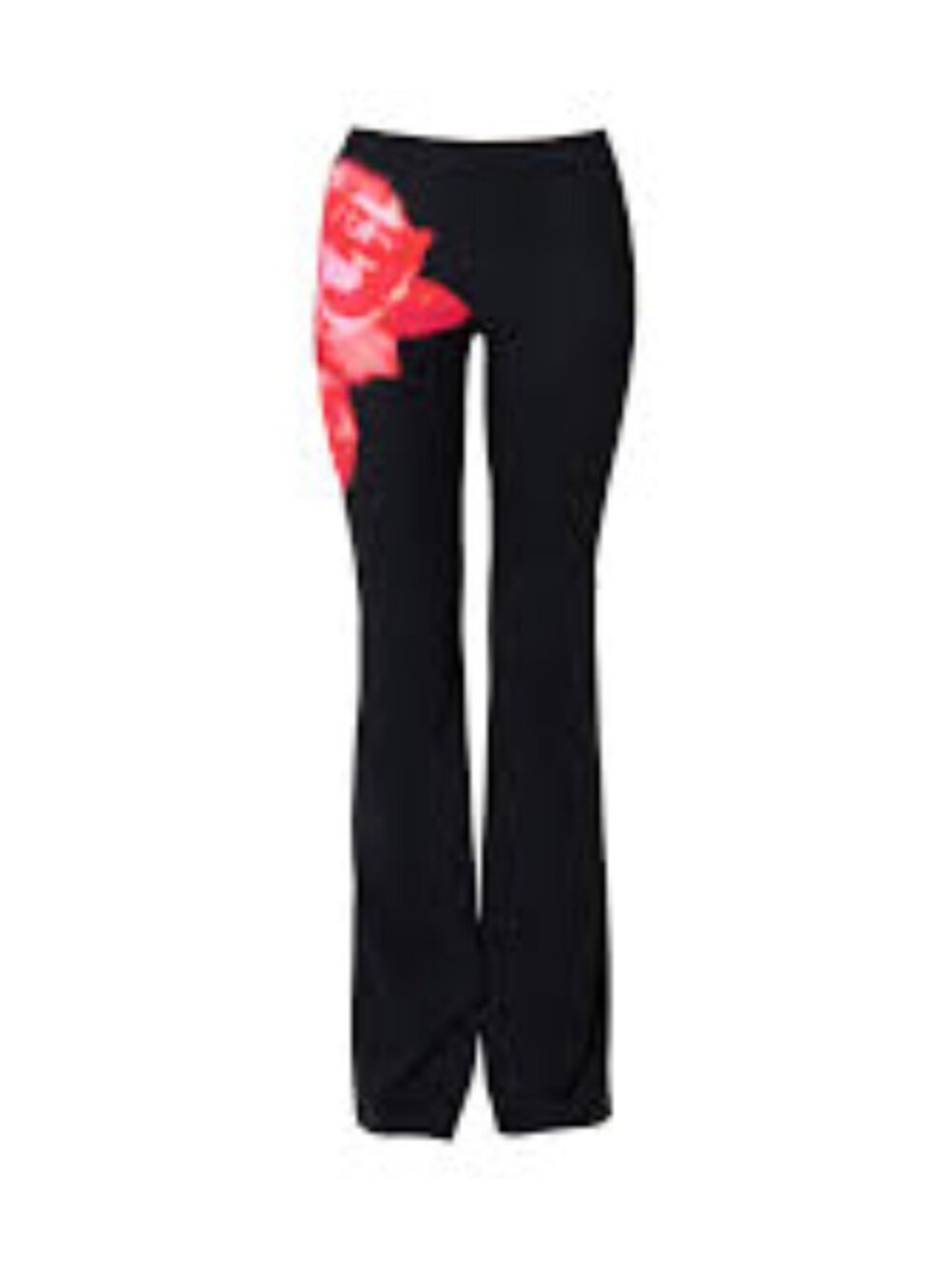 NWT KHY X LOANNES Stretch Lo-Rise Pants Black and Pink Size 3X
